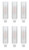 GE Lighting 96761 LED Light Bulb, White, 1,000 Lumens, 12-Watt - Quantity 6