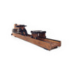 WaterRower Classic Rowing Machine in Black Walnut with S4 Monitor side view