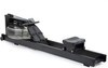 WaterRower Club All Black Rowing Machine in Ash Wood with S4 Monitor angle view
