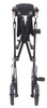 Drive Medical Nitro Elite CF Carbon Fiber Walker Rollator folded view
