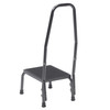 Drive Medical Footstool with Non Skid Rubber Platform and Handrail side view