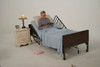 Drive Medical No Gap Half Length Side Bed Rails  -  One Pair lifestyle with patient