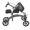 Drive Medical Dual Pad Steerable Knee Walker with Basket side view Drive Medical Dual Pad Steerable Knee Walker with Basket side view