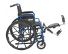 Drive Medical Blue Streak Wheelchair with Flip Back Desk Arms, Elevated Leg Rests elevated Drive Medical Blue Streak Wheelchair with Flip Back Desk Arms, Elevated Leg Rests elevated