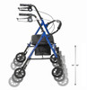 Drive Medical Adjustable Height Rollator with 6" Wheels  side
