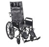 Drive Medical Silver Sport Reclining Wheelchair with Elevating Leg Rests