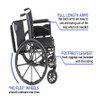 Invacare Tracer SX5 Wheelchair with Full Length Arms side