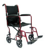 Karman Aluminum Frame LT-2000 Transport Wheelchair Series T-2019 burgundy