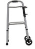 Nova Folding Walker With 5" Wheels 2 Button side