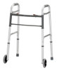Nova Folding Walker With 5" Wheels 2 Button