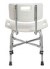 Drive Medical Deluxe Bariatric Shower Chair back