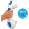 Nova Suction Cup Grab Bar Easy to Install