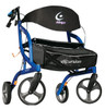 Airgo eXcursion XWD Lightweight Side-fold Rollator pacific blue