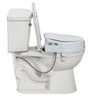 Drive Medical PreserveTech™ Raised Toilet Seat with Bidet side view