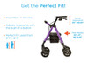NOVA STAR 8 DX Rollator perfect fit