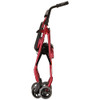 Nova Cruiser Classic Rolling Walker- Red, Folded