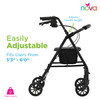 Nova Breeze KD Steel Lightweight Folding Rollator features