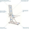 Invacare  Aquatec XL, Heavy Duty Reclining Bath Lift specifications