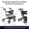 Drive Medical MD by Drive Excursion X20 Rollator specs