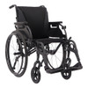 Drive Medical Nitro Cruise Lightweight Wheelchair Black swing away leg rests