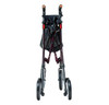 Drive Medical Carex Aspen Dual-Height Rollator with All-Terrain Wheels folded