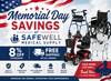 Memorial Day Savings at Safewell Medical Supply – 8% Off Plus Free Shipping