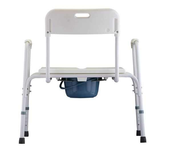 Nova Heavy Duty Commode with Back & Extra Wide Seat
