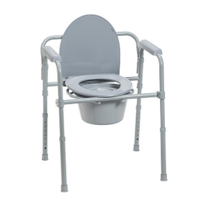 Drive Medical Steel Folding Bedside Commode Drive Medical Steel Folding Bedside Commode