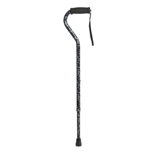 Drive Medical Foam Grip Offset Handle Walking Cane, Camouflage Drive Medical Foam Grip Offset Handle Walking Cane, Camouflage