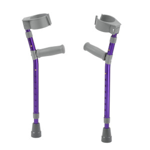 Drive Medical Pediatric Forearm Crutches - Wizard Purple