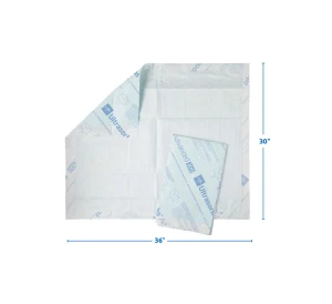 Medline Ultrasorbs Advanced Premium Underpads, 30" x 36", with SlipResist Technology