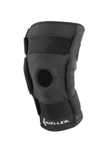 Mueller Hinged Wraparound Knee Brace, Black