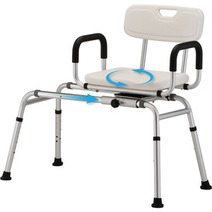 Nova Sliding Swivel Seat Transfer Bench