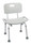 Drive Medical Bathroom Safety Shower Tub Bench Chair with Back, Gray Drive Medical Bathroom Safety Shower Tub Bench Chair with Back, Gray