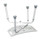 Drive Medical Bathroom Safety Shower Tub Bench Chair, Gray Drive Medical Bathroom Safety Shower Tub Bench Chair, Gray