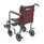 Drive Medical Flyweight Lightweight Folding Transport Wheelchair, 17", Green Frame, Burgundy Upholstery Drive Medical Flyweight Lightweight Folding Transport Wheelchair, 17", Green Frame, Burgundy Upholstery