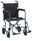 Drive Medical Flyweight Lightweight Folding Transport Wheelchair, 19", Blue Frame, Black Upholstery Drive Medical Flyweight Lightweight Folding Transport Wheelchair, 19", Blue Frame, Black Upholstery