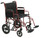 Drive Medical Bariatric Heavy Duty Transport Wheelchair red