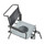 Drive Medical Upholstered Drop Arm Wheeled Commode close up