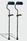 Ergoactives Ergobaum Dual Underarm Crutches, Carbon Fiber (Pair)