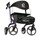 Drive Medical Airgo eXcursion X20 Lightweight Side-fold Rollator eggplant