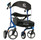 Drive Medical Airgo eXcursion X23 Lightweight Side-fold Rollator blue