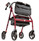Hugo Elite Rolling walker with Seat red