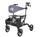 Hugo eXplore Side-Fold Rolling Walker with Seat side view