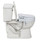 Drive Medical PreserveTech™ Raised Toilet Seat with Bidet side view