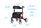 Nova Medical Monarch Open & Fly Rollator dimensions