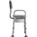 Nova Padded Transfer Bench with Commode with Detachable Back SIde