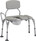 Nova Padded Transfer Bench with Commode with Detachable Back