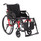 Drive Medical Nitro Cruise Lightweight Wheelchair Red elevated leg rests