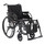 Drive Medical Nitro Cruise Lightweight Wheelchair Black elevated leg rests